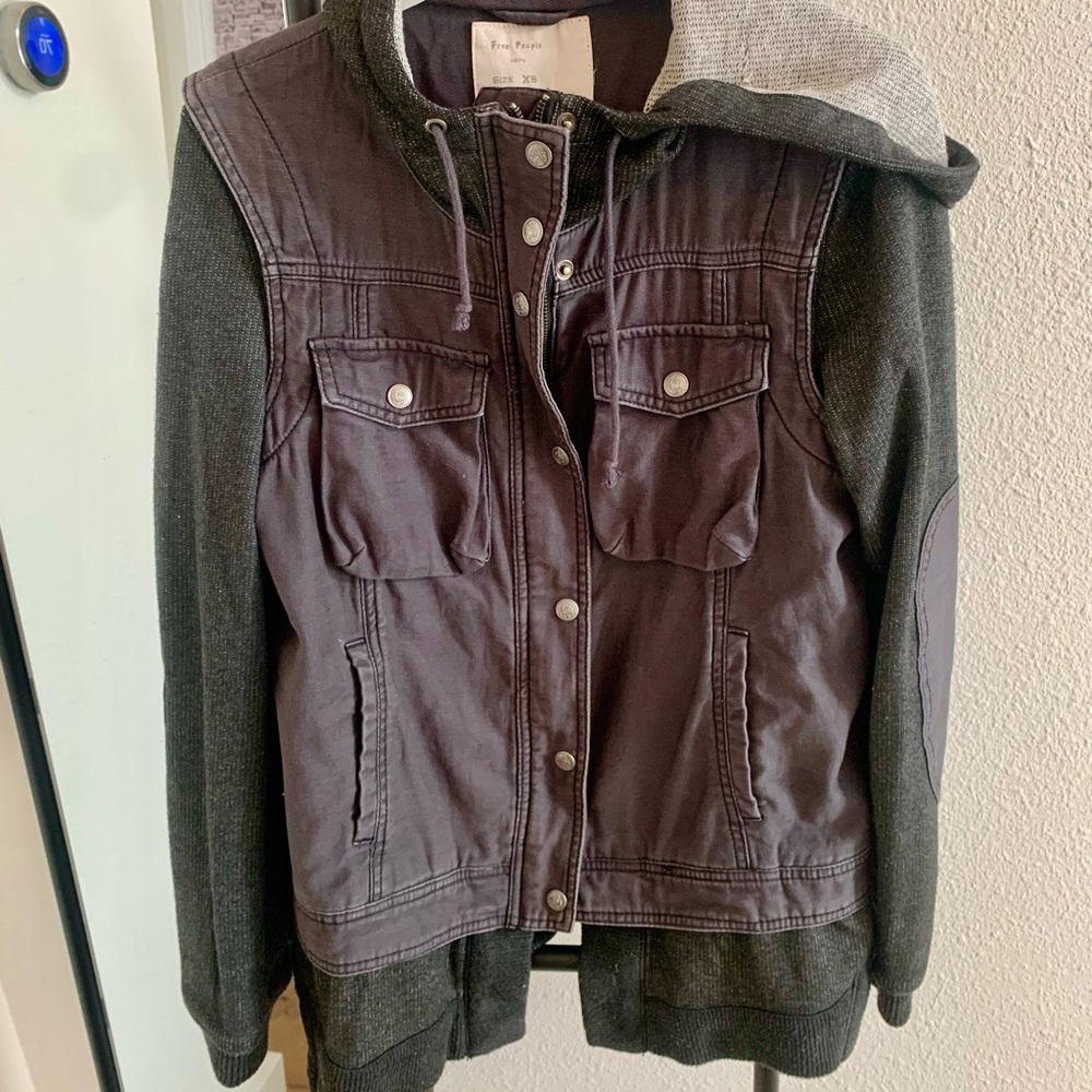 XS Free People Utility Jacket